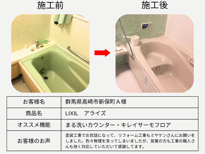 LIXIL アライズ お風呂 ミヤケン